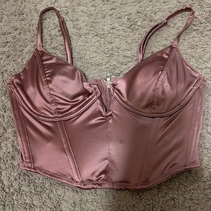 Mauve Garage Corset Top